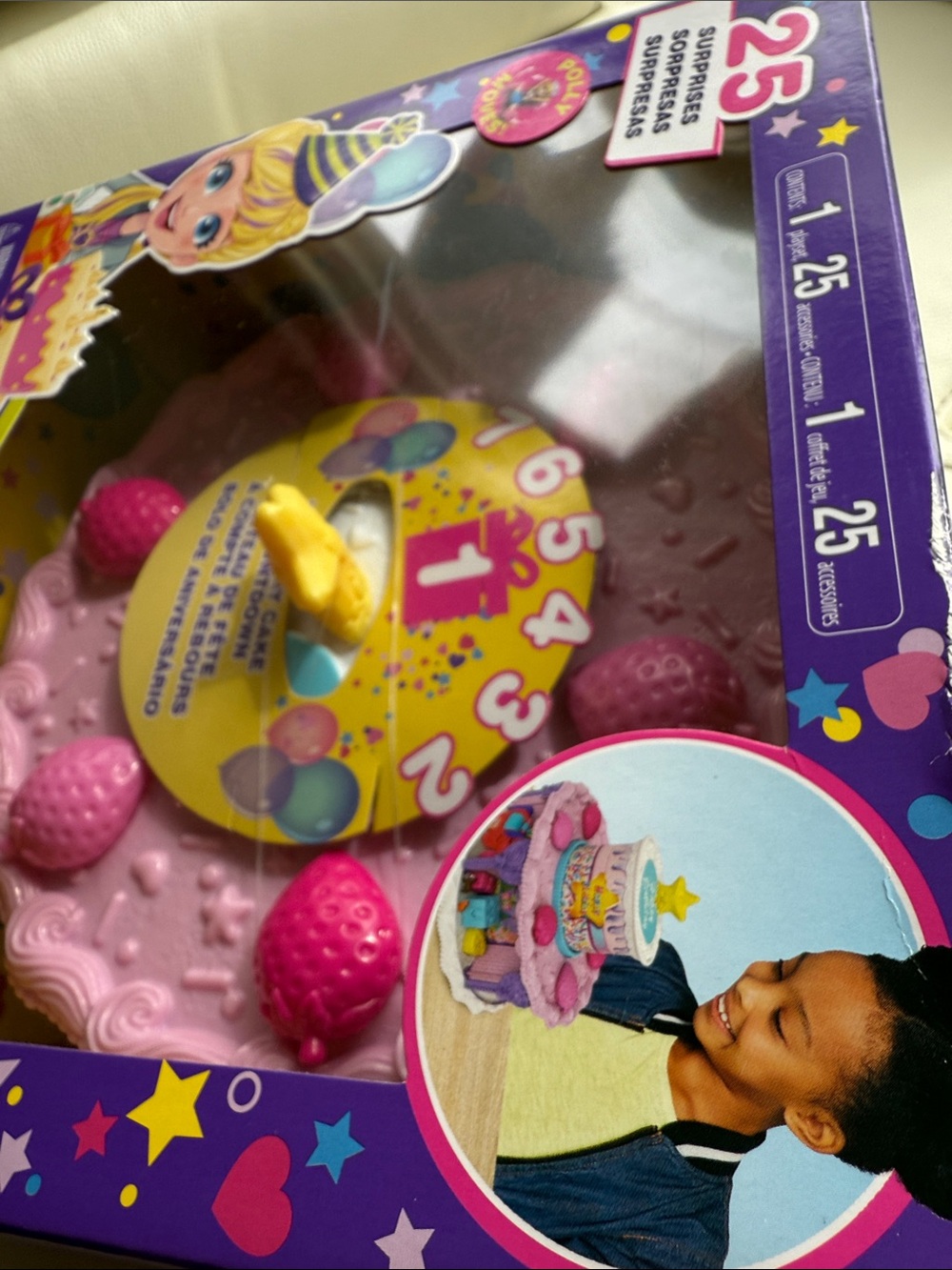 Polly Pocket Birthday Cake Countdown Playset - Picture 13 of 13